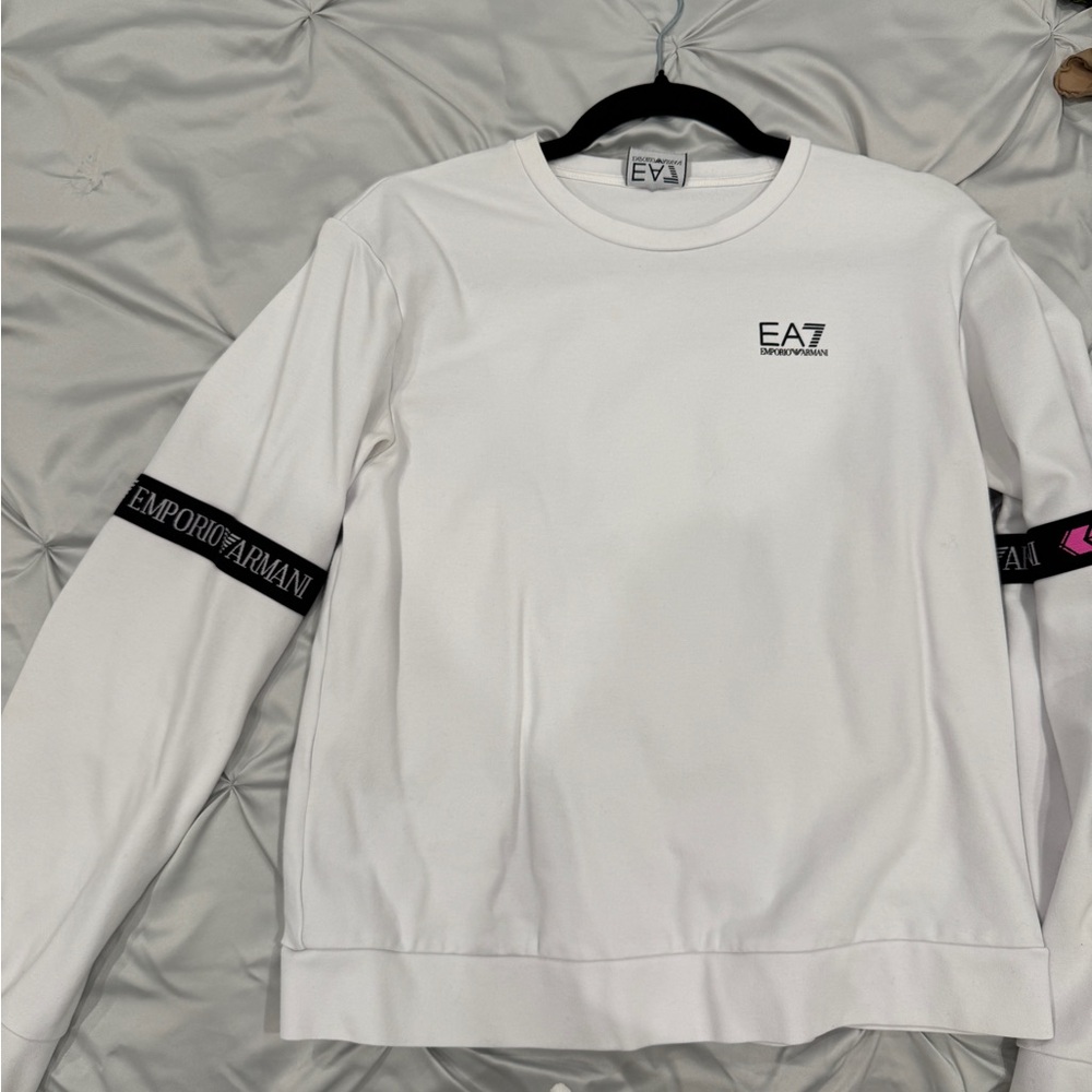 EA7 Emporio Armani White Tee
